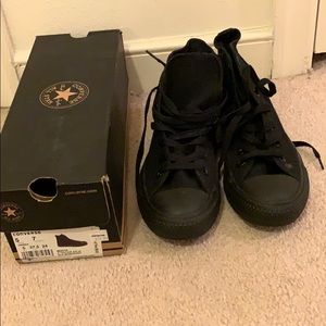 All black converse